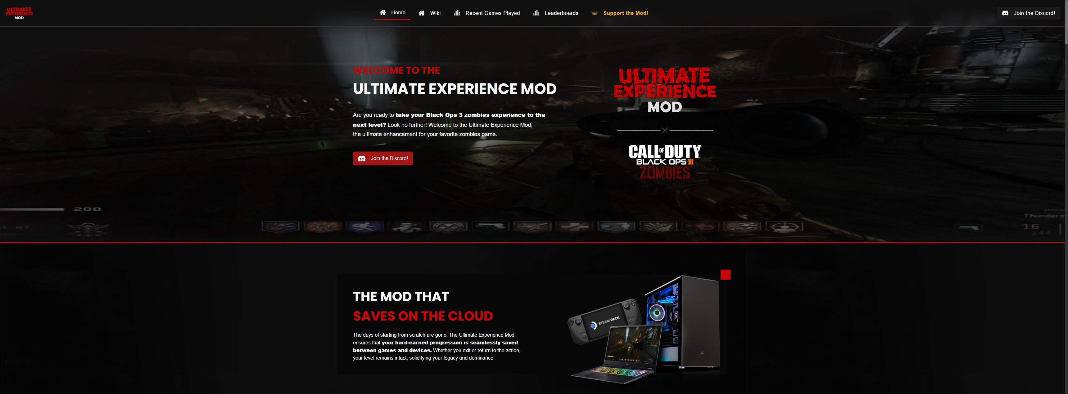 Ultimate Experience Mod Project